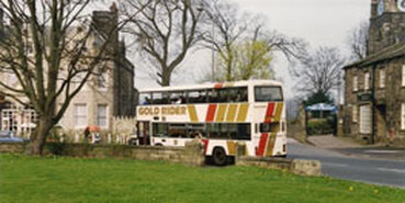 1990 Leeds to Ilkley via Burley in Wharfedale Gold Rider by Yorkshire Rider.