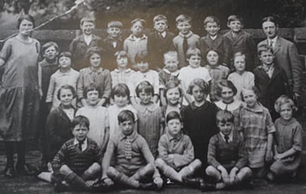 c1927 Burley National School,  Aireville Terrace, Burley in Wharfedale.