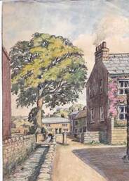 Horsfall Terrace, Burley in Wharfedale c1926 by John Arundell.
