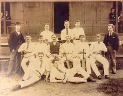 1895 John Kirby Smith - Otley and District cricket team.