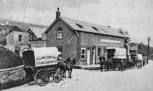 Lewes Sanitary Steam Laundry 1911. East Sussex.