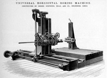 Universal Horizontal Boring Machine by Shepherd Hill and Co.