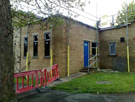 Rear Burley Library - Burley in Wharfedale - 10 May 2019