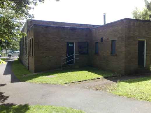 Burley Community Library and Burley Archive. Rear of Building. Image courtesy of Peter Grinham 2019