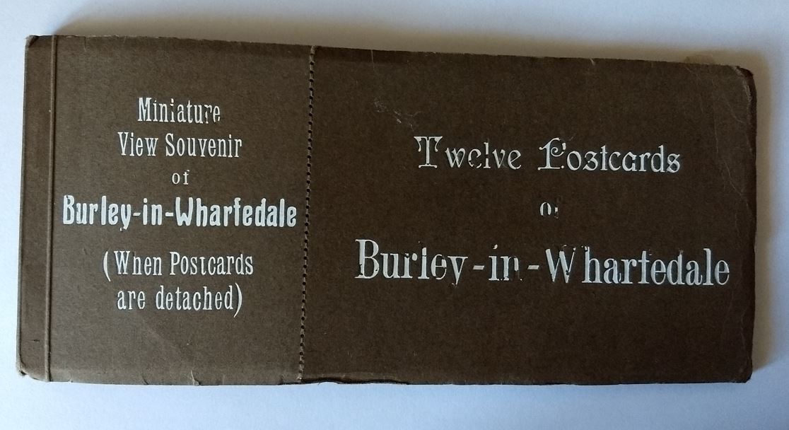 Souvenir Miniatures & Postcards Booklet Burley-in-Wharfedale.