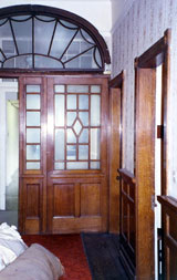 The Court - corridor door - Burley in Wharfedale.