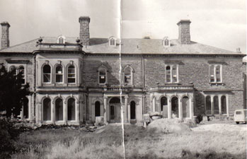 The Lawn - main house during conversion. Burley in Wharfedale.