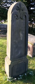 William Swain (1793-1855) and Jane Swain (1793-1879) gravestone St Mary's Parish Church, Burley in Wharfedale.